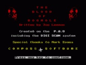 Blood Of Bogmole, The (1986)(Compass Software) Rom